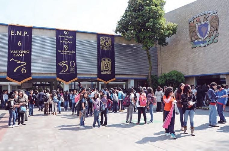 Estudiantes de la Prepa 6 de la UNAM denunciaron violencia de género en el plantel. Foto Facebook Prepa 6