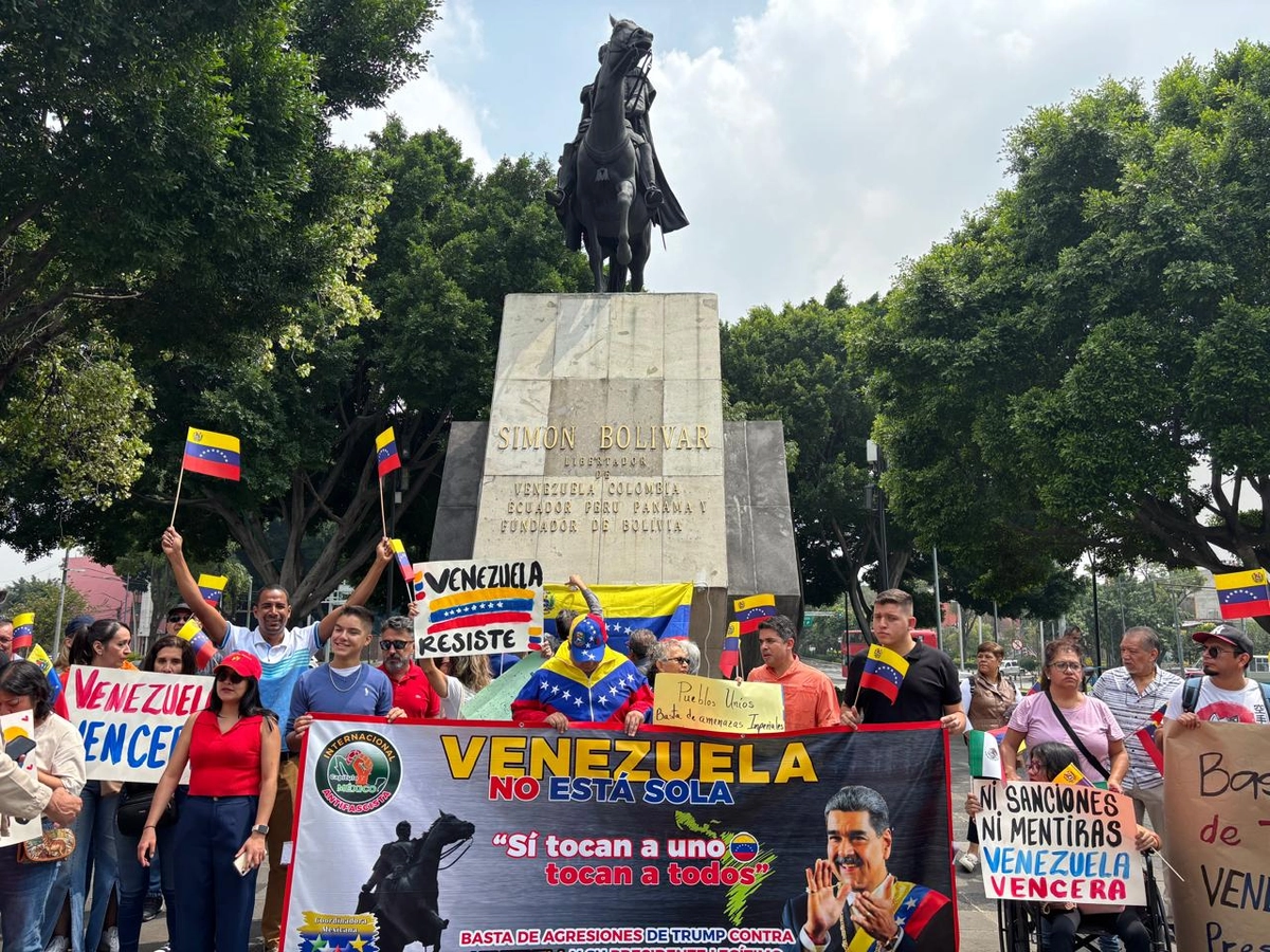 Colectivos y organizaciones civiles expresaron su repudio ante “cualquier intento de intervención militar” en Venezuela por parte de las “fuerzas bélicas de Estados Unidos, con el pretexto de la lucha contra el narcotráfico". Foto 