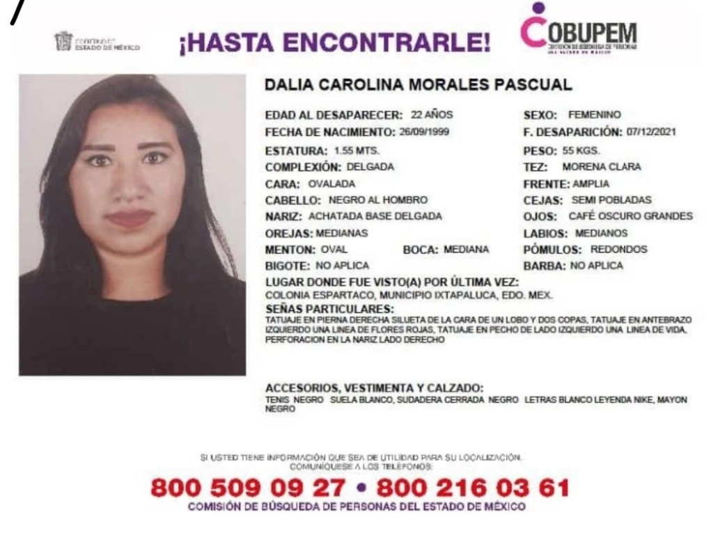 Colectivos de lucha contra el feminicidio protestaron al enterarse de la aprehensión de Daniel “N”. presunto  relacionado en la desaparición de Dalia, vecina de Ixtapaluca, Edomex. Foto ‘La Jornada’
