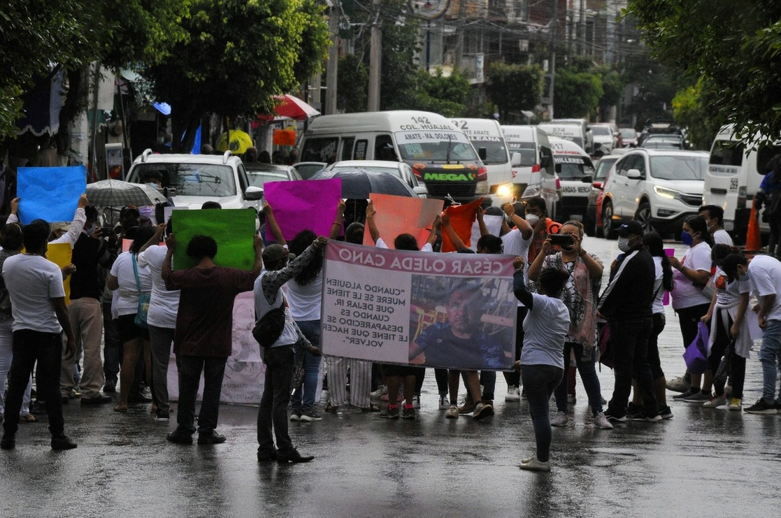 Familiares y amigos del empresario piden justicia y que sea presentado con vida. Foto José Hernández