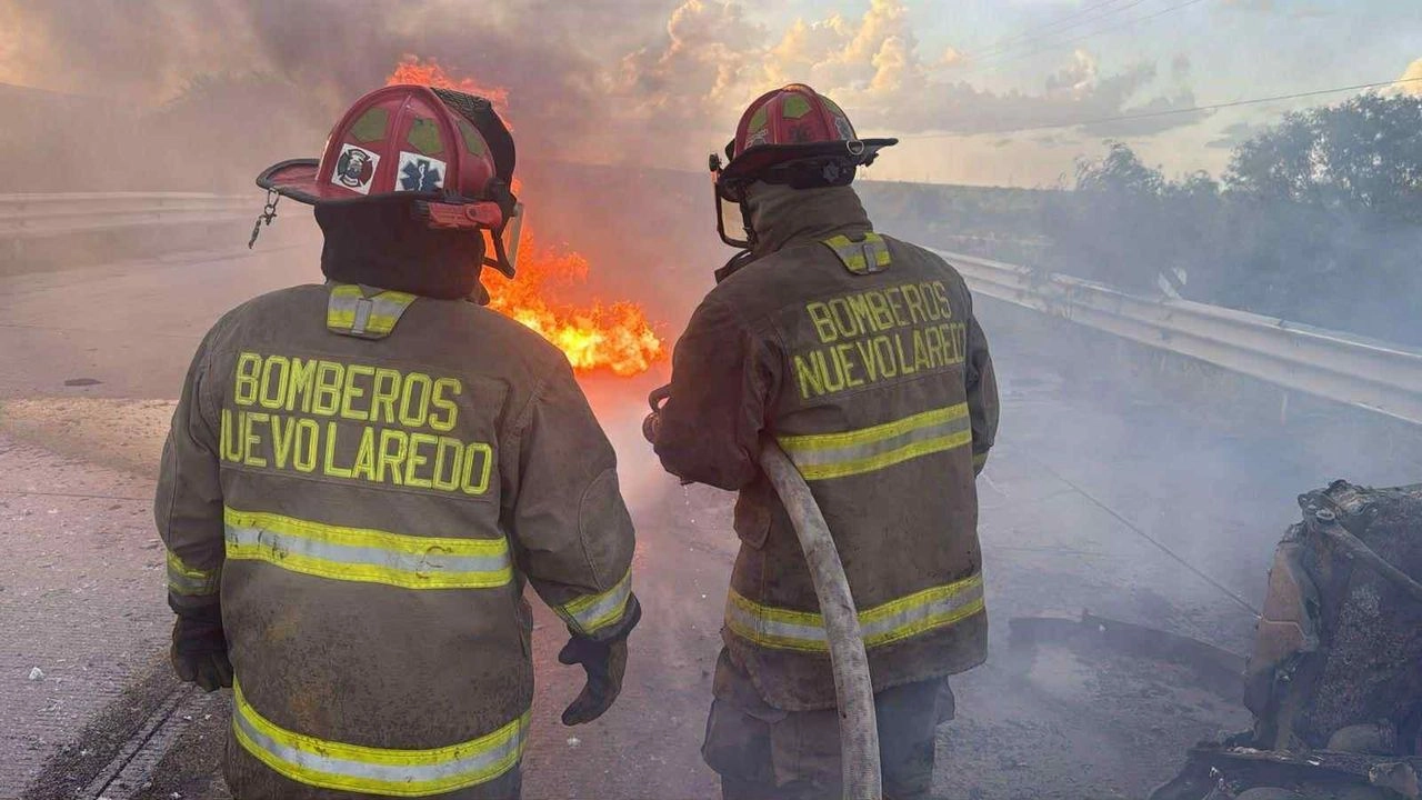 Bomberos de Nuevo Laredo en imagen de archivo. Foto tomada de 