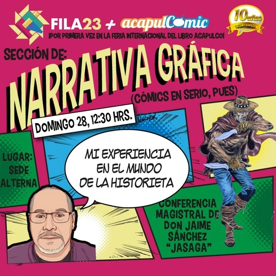 Acapulcómic es un proyecto de historietas que buscar rescatar la identidad de la sociedad del puerto. Foto @acapulComic