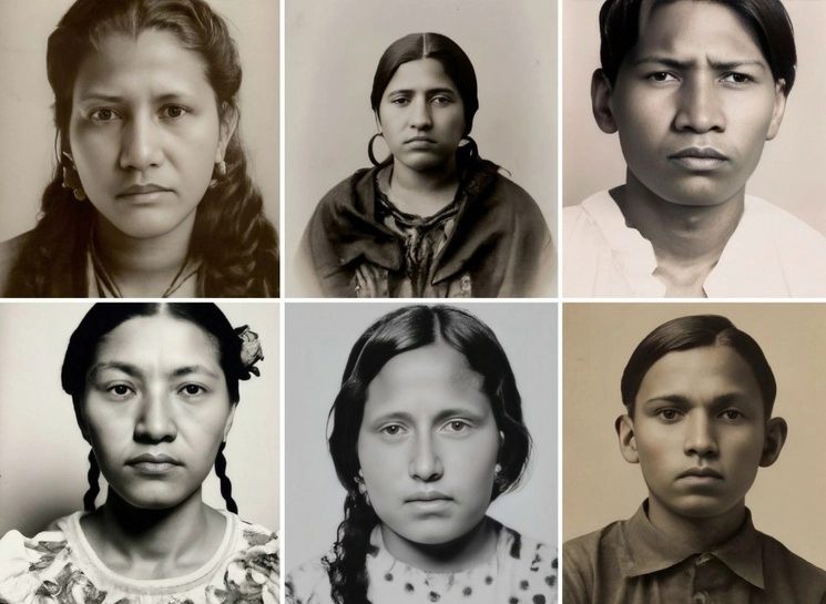 En entrevista, el artista refirió que hizo retratos hablados desde la memoria. Foto cortesía del Centro de la Imagen