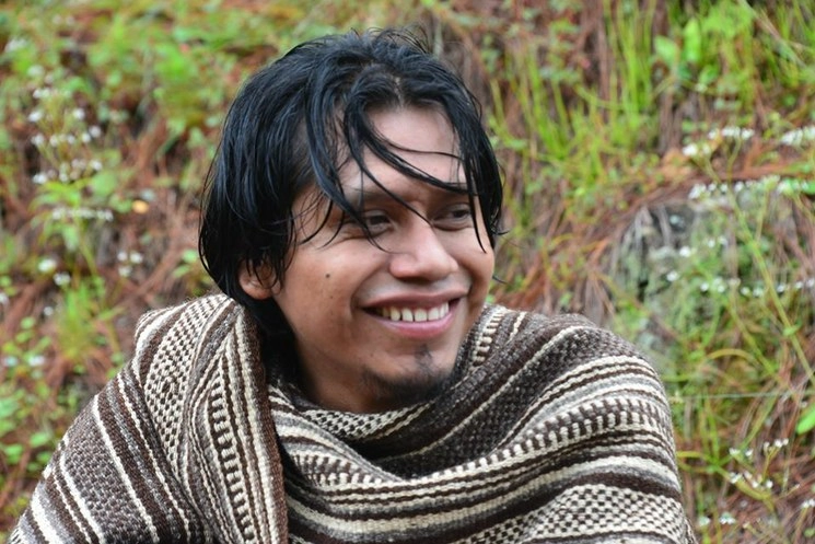 Hubert Matiúwàa es uno de los integrantes del proyecto.  Foto tomada de su Facebook.