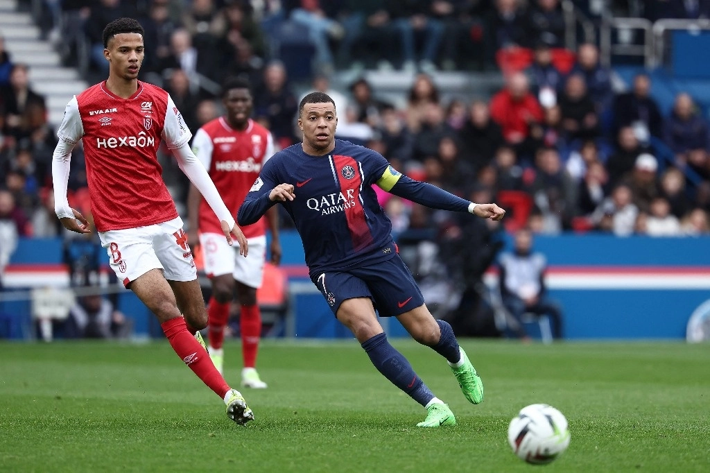 PSG y Reims dividieron puntos en la fecha 25 de la Ligue 1. Foto Afp