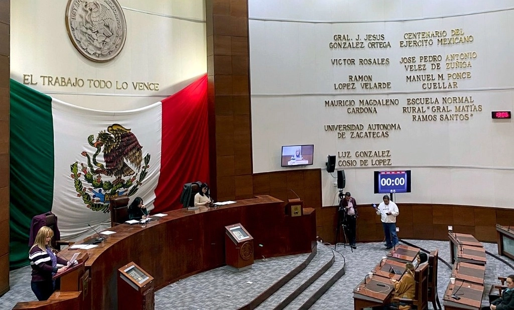 La diputada del PT Renata Ávila Valadez, en el Congreso de Zacatecas presentó una iniciativa de reforma a la Ley de Acceso de las Mujeres a una Vida Libre de Violencia. Foto La Jornada