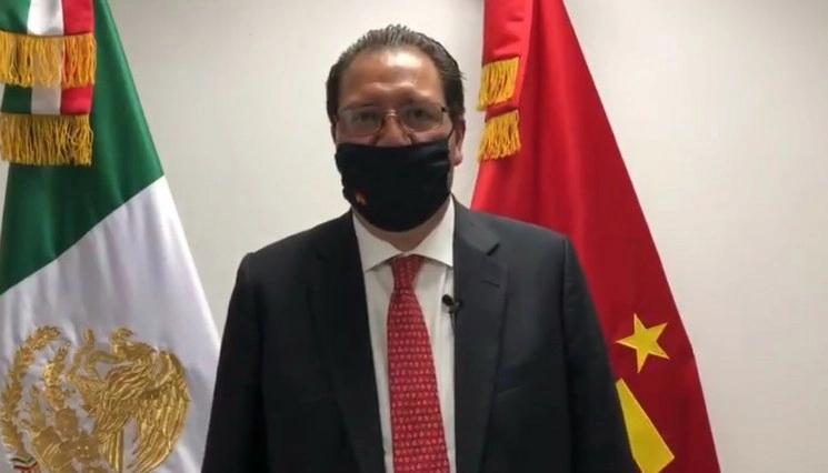 El coordinador del PT en la Cámara de Diputados, Reginaldo Sandoval. Fotograma tomado del video publicado en la cuenta de Twitter @ReginaldoSF_PT