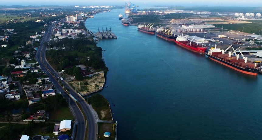Puerto de Tuxpan. Foto tomada de Twitter @TuxpanPuerto / Archivo