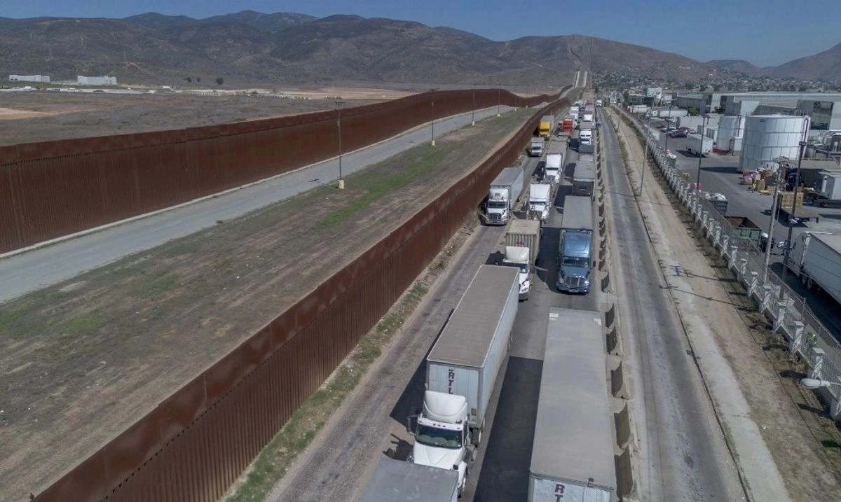 En imagen de archivo, la garita de Otay, en Tijuana, BC. Foto 