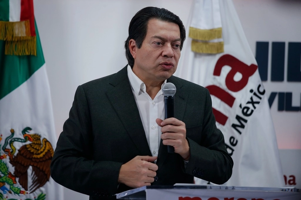 El presidente nacional de Morena, Mario Delgado, en imagen de archivo. Foto María Luisa Severiano