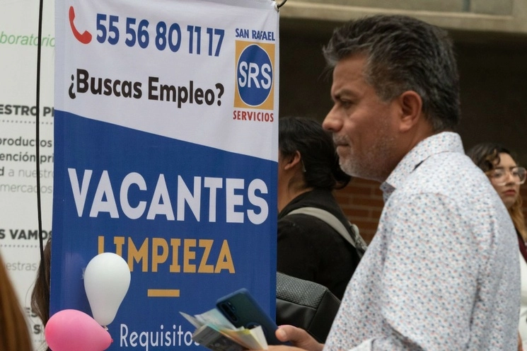 Feria del empleo en la alcaldía Iztacalco. Foto Cuartoscuro / Archivo