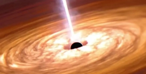 Los cuásares son alimentados por agujeros negros supermasivos en los centros de las galaxias y pueden ser cientos de veces más brillantes que una galaxia entera. Foto Europa Press