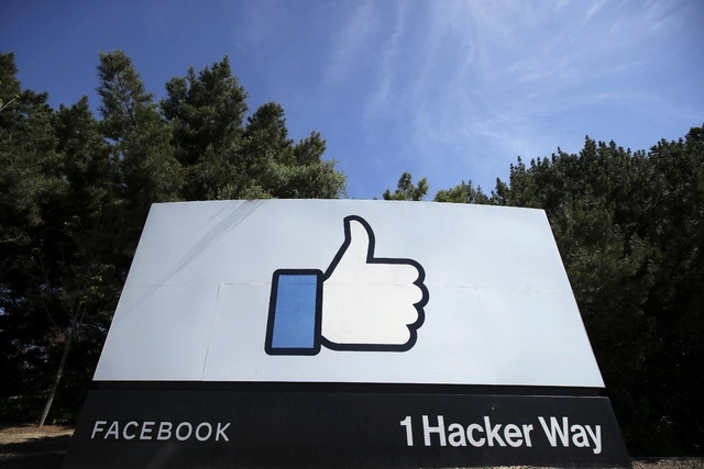 Sede de Facebook en Menlo Park, California. Foto Ap / Archivo