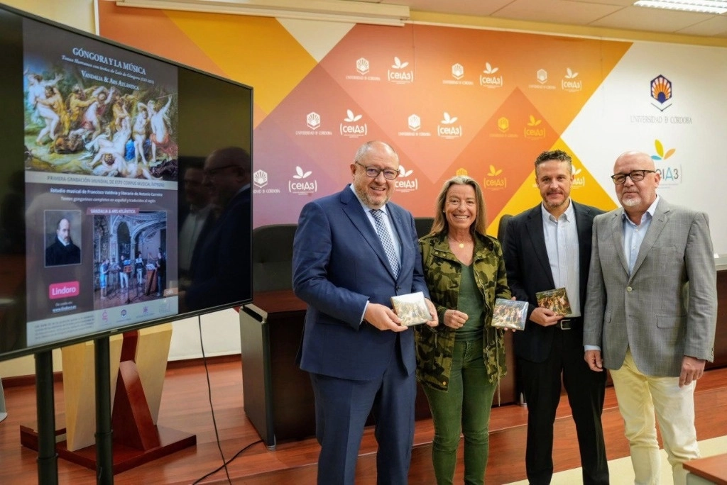 Presentación de 'Góngora y la música' en la Universidad de Córdoba, España, el 9 de abril de 2024. Foto Europa Press

