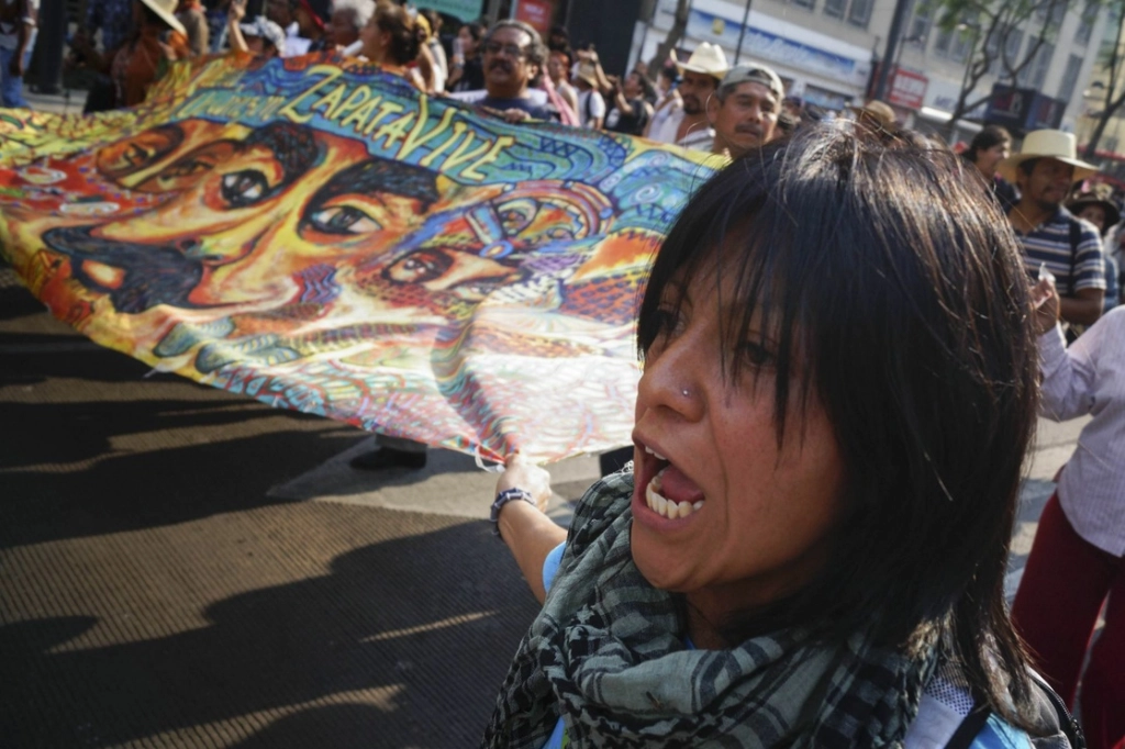 Protesta por caso Atenco en imagen de archivo. Foto Cuartoscuro