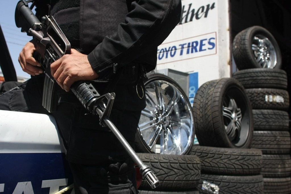 Agente del poder judicial en Puebla, en imagen de archivo. Foto Cuartoscuro