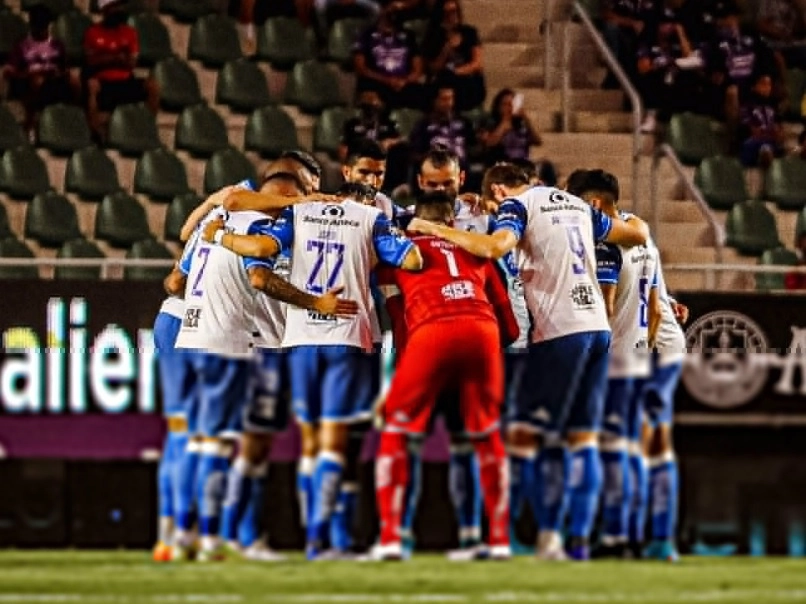 Mazatlán se mostraba desconcertado y los poblanos mantuvieron el control para aumentar la cuenta al minuto 13. Foto @ClubPueblaMX