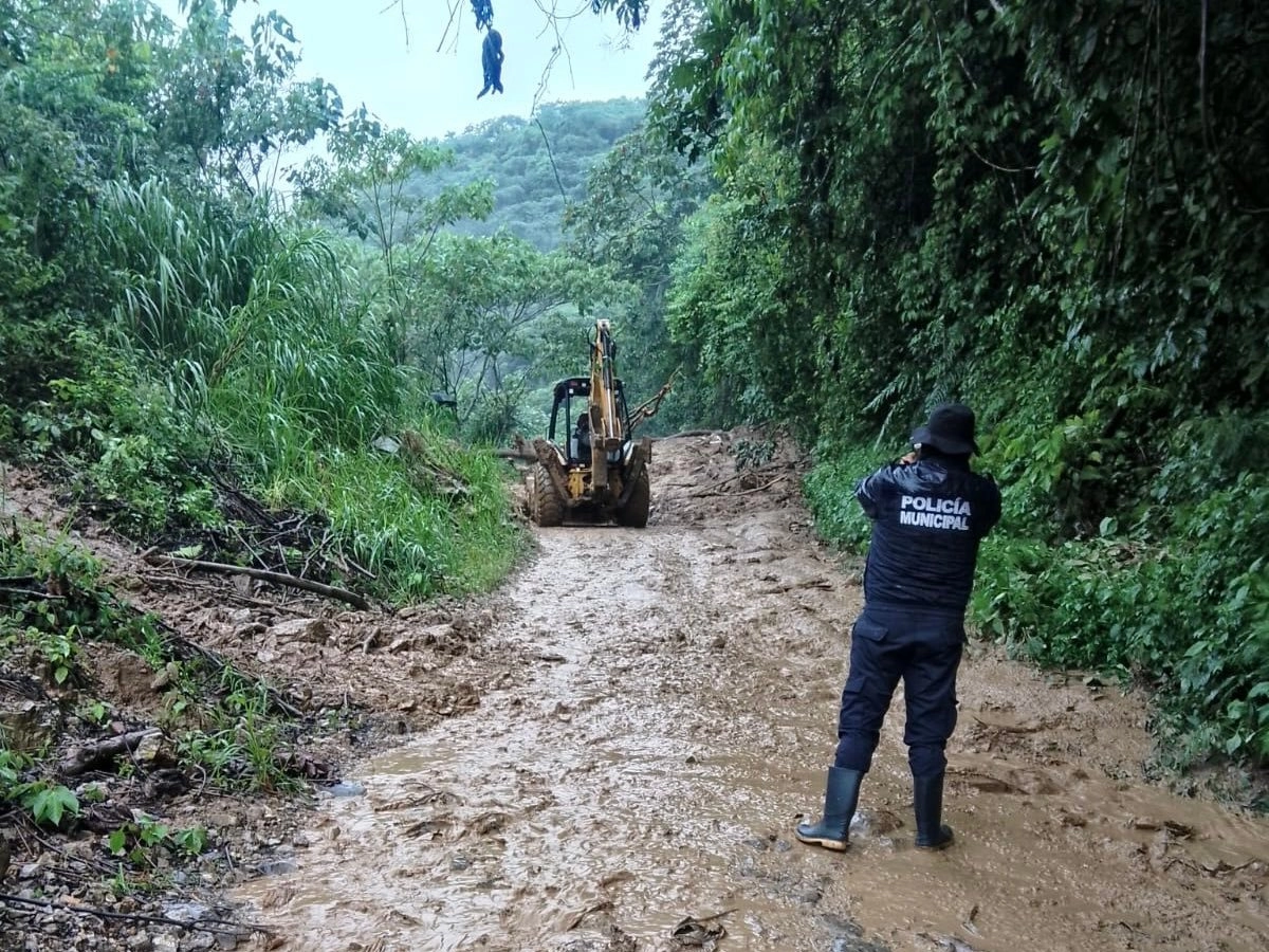 Hasta la mañana de este jueves, se habían registrado lluvias en 96 municipios: 77 con lluvias ligeras, 13 con intensidad moderada y 6 con lluvias fuertes. Estos eventos meteorológicos generaron 40 incidentes, entre ellos caída de árboles, deslaves, derrumbes en caminos y carreteras, así como hundimientos y desprendimientos parciales. Foto 
