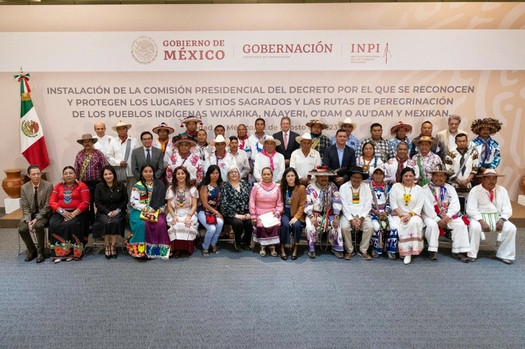 Sostuvieron que este es un “paso sin precedentes”, pues ningún otro mandatario lo había hecho. Foto tomada de Twitter @SEGOB_mx