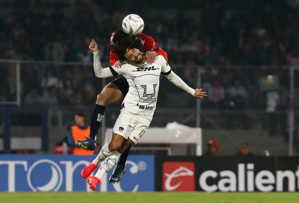 Pumas a semifinales del torneo de Apertura 2023. Derrotó 3-0 a Chivas en el Estadio Olímpico Universitario. Foto Víctor Camacho