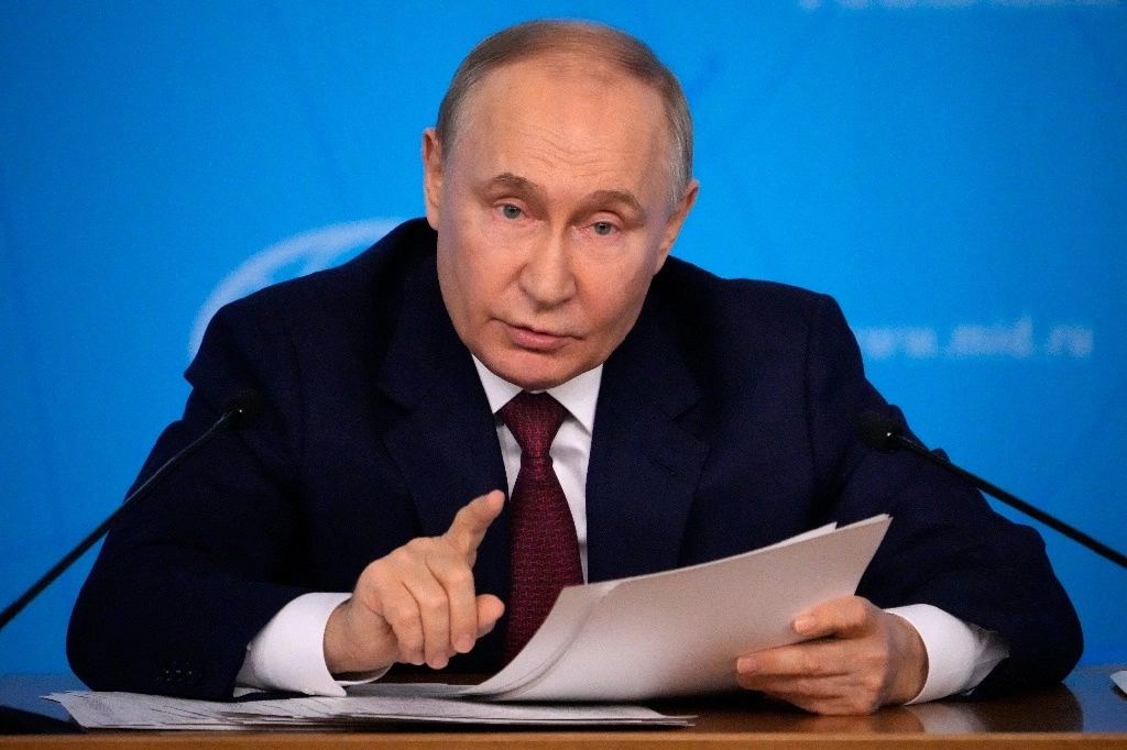 Vladimir Putin, presidente de Rusia. Foto Ap 