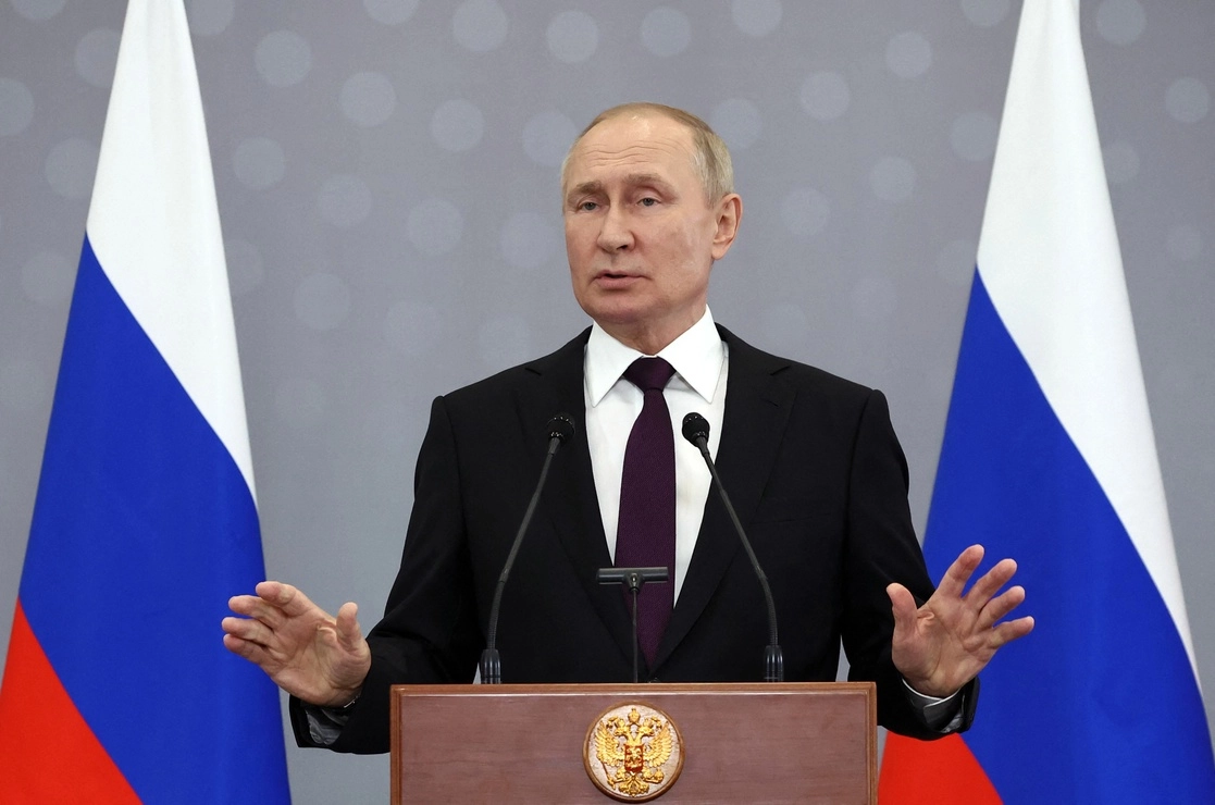 Vladimir Putin en conferencia este viernes. Foto Afp