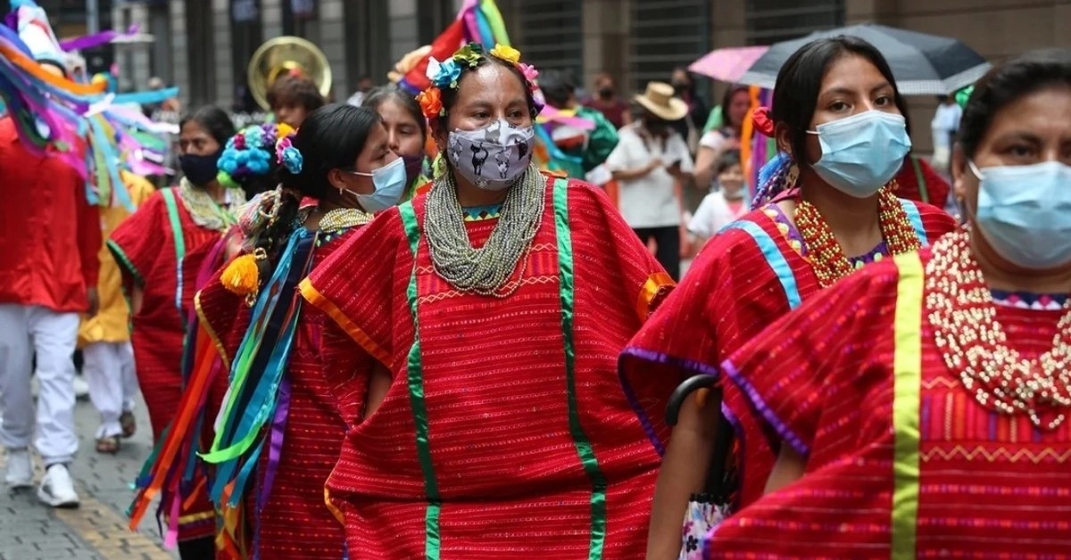 Integrantes de comunidades indígenas en imagen de archivo. Foto 
