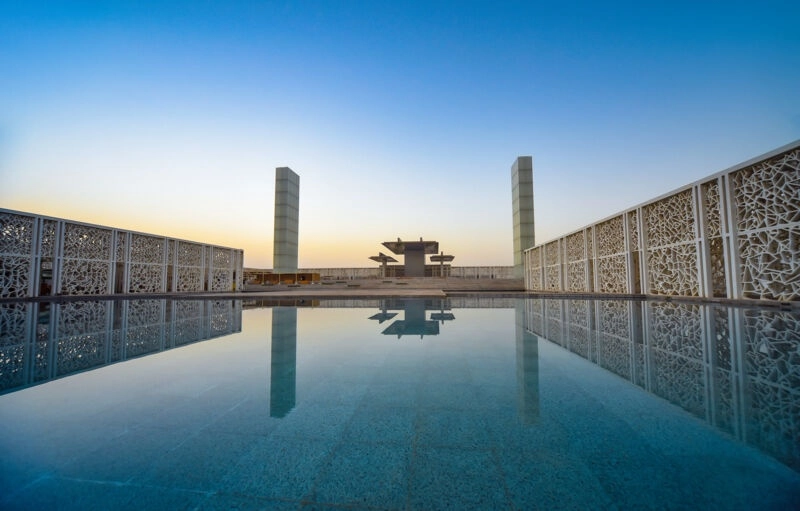 Las instalaciones artísticas reflejan elementos del país de origen de cada artista combinados con aspectos del rico patrimonio cultural de Qatar. Foto visitqatar.com