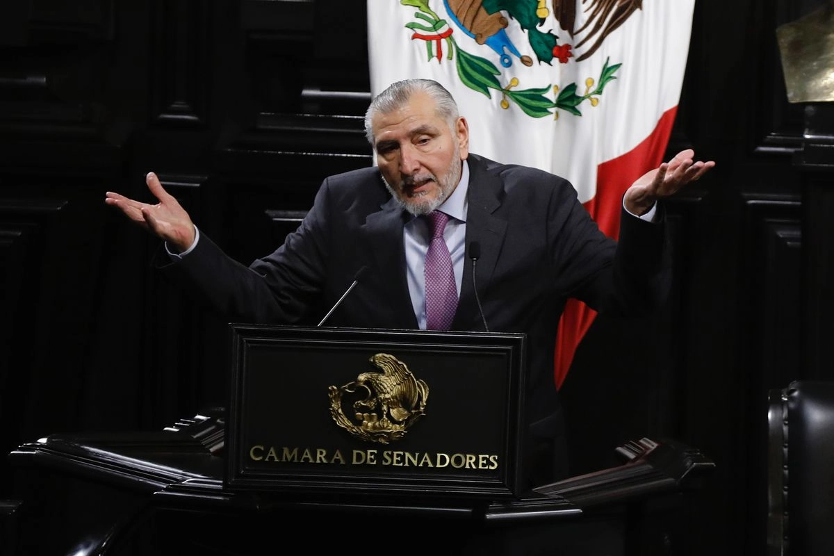 El senador y coordinador de Morena, Adán Augusto López. 