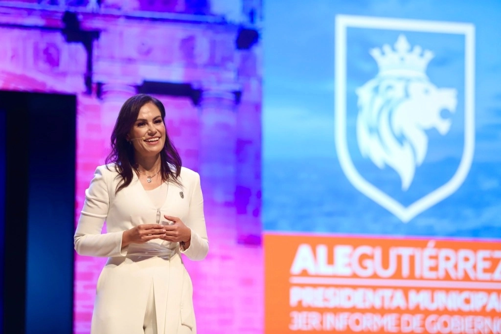 La alcaldesa de León, Guanajuato, Alejandra Gutiérrez en imagen tomada de su perfil de X.