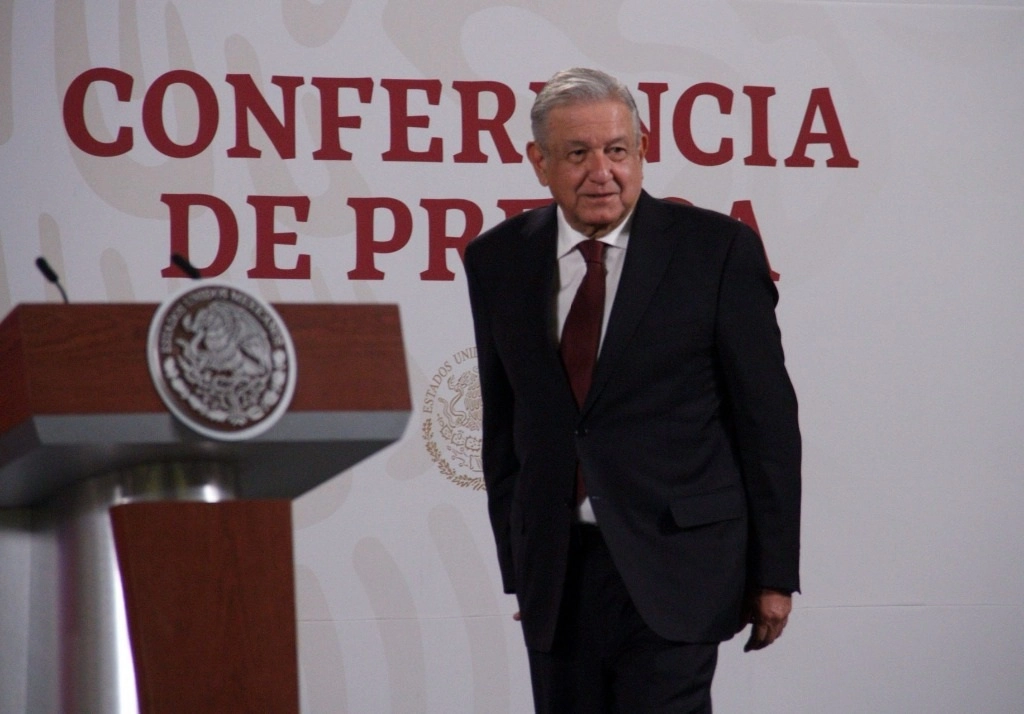 El presidente Andrés Manuel López Obrador en la conferencia matutina del 13 de noviembre de 2020. Foto Cuartoscuro