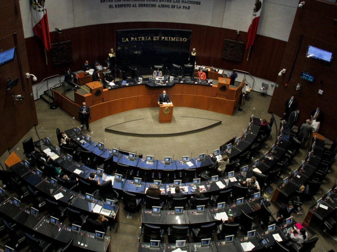 El Senado, ayer en sesión ordinaria. Foto Cuartoscuro