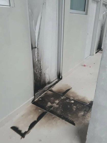 Así quedó el hospital. Foto cortesía ayuntamiento Sabinas Hidalgo