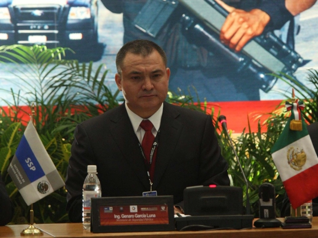 El  ex secretario de Seguridad Pública, Genaro García Luna. Foto Carlos Ramos Mamahua / Archivo