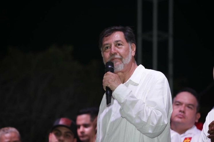 Gerardo Fernández Noroña dijo que romper con la unidad del proceso interno de Morena tendría costos políticos. Foto @fernandeznorona