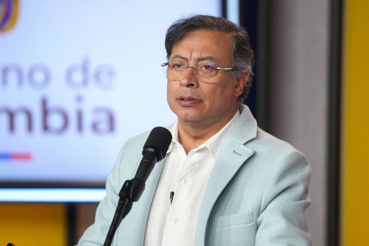Gustavo Petro, presidente de Colombia, dijo que desde hace décadas su país hace operaciones contra civiles "sin matarlos". Foto  