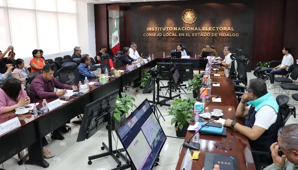 El Consejo local del INE en Hidalgo revocó la candidatura a diputada federal a Araceli Beltrán. Foto @HidalgoIne