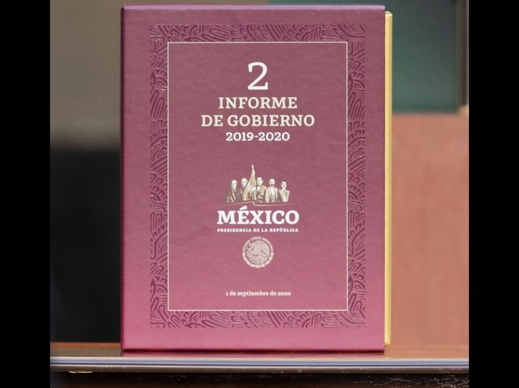 Ayer 1 de septiembre, el presidente Andrés Manuel López Obrador ofreció su Segundo Informe de Gobierno desde Palacio Nacional. Foto cortesía Presidencia