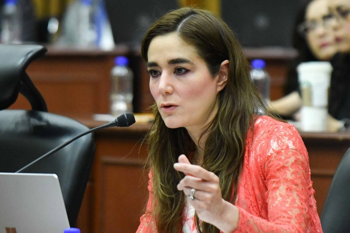 La consejera del INE, Dania Ravel durante una sesión extraordinaria del instituto en la Ciudad de México. La imagen, del 1 de abril de 2025. Foto 