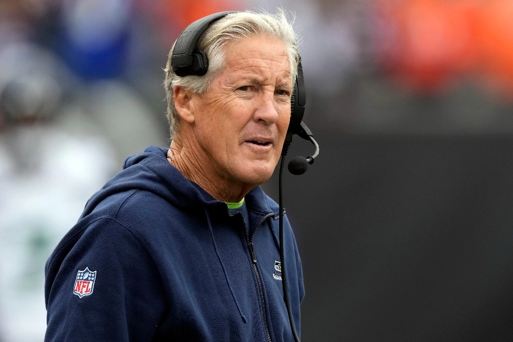 Los Raiders de Las Vegas están en negociaciones avanzadas para contratar a Pete Carroll como su nuevo entrenador en jefe, según informó una persona con conocimiento de la decisión. Imagen del 15 de octubre de 2023. Foto Ap