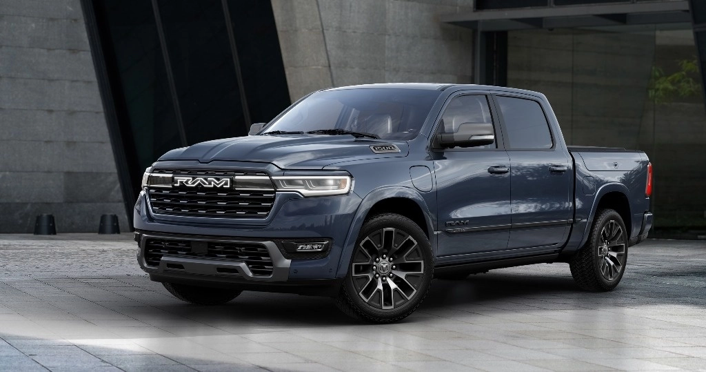 Ram 1500 Ramcharger será la encargada de demostrar al mundo la nueva cara de RAM en la movilidad eléctrica en la primera mitad de 2025. Foto
cortesía Stellantis. 