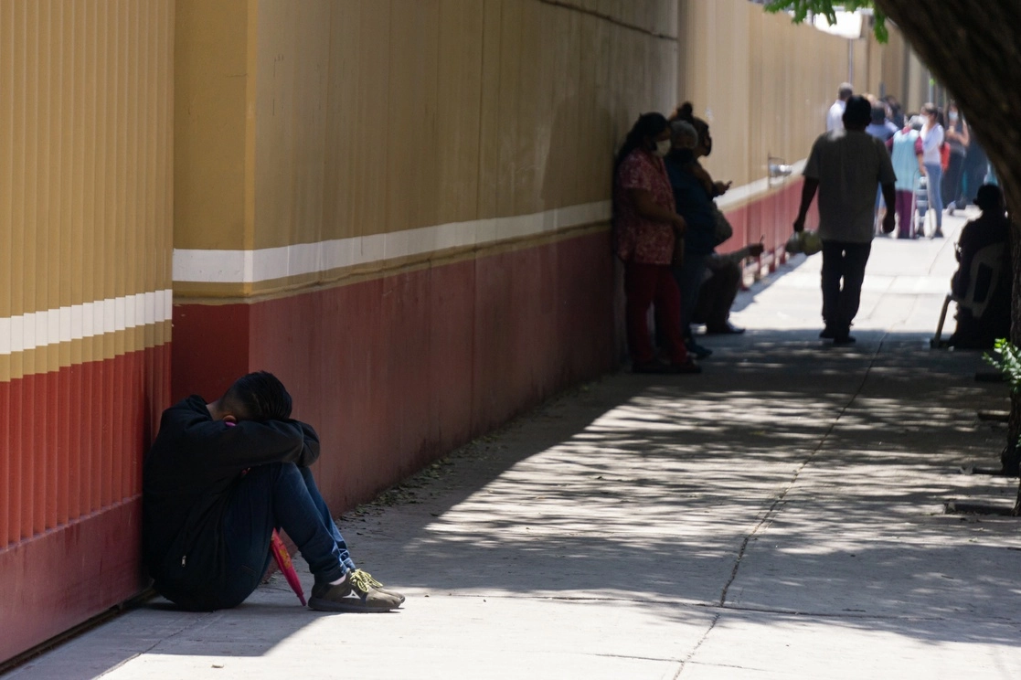 La Secretaría de Salud de San Luis Potosí confirmó el hallazgo de la variante india de Covid-19. En la imagen, exterior del Hospital General de México en la capital del país, el 3 de mayo de 2021. Foto Pablo Ramos