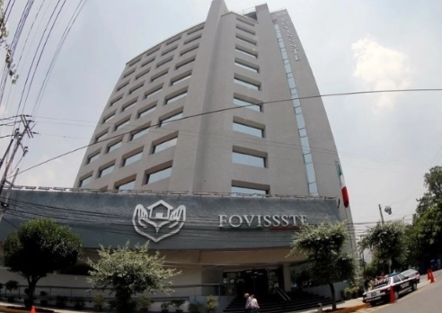 Edificio de Fovissste en la Ciudad de México. 