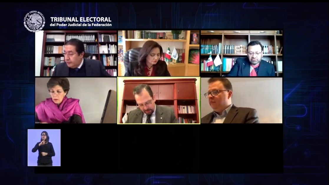 De manera virtual se realizó la sesión Pública del TEPJF 