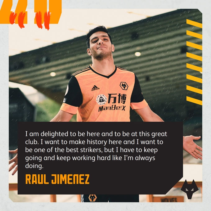 "Fue muy fácil para mí decir que sí, porque desde el principio esto era lo que estaba buscando", dijo el mexicano. Imagen tomada de Twitter @Wolves