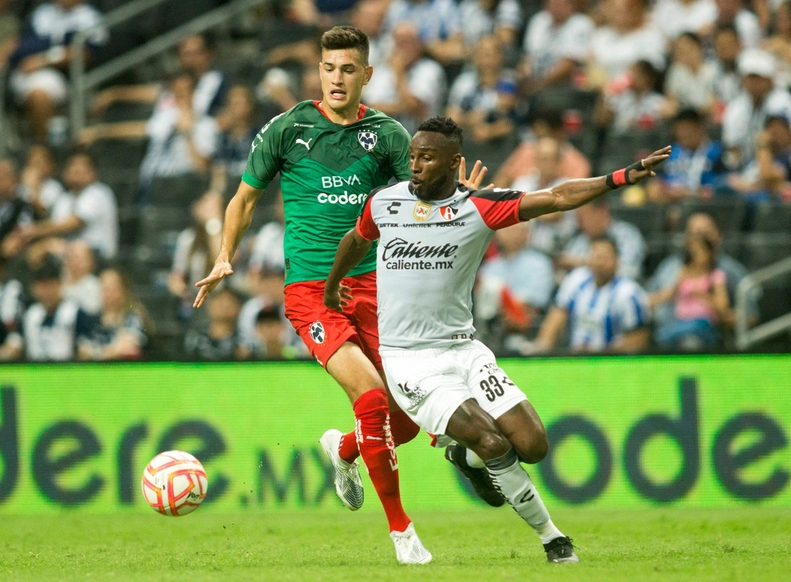 Rayados venció 2-0 al Atlas, en la jornada 15 del torneo Apertura 2022 de la Liga Mx. Foto Afp