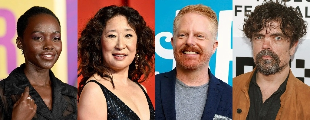 Esta combinación de fotografías muestra, de izquierda a derecha, a Lupita Nyong'o, Sandra Oh, Jesse Tyler Ferguson y Peter Dinklage, quienes ayudarán a reabrir el recientemente revitalizado Teatro Delacorte en Central Park en una producción gratuita de "Twelfth Night". Foto Ap