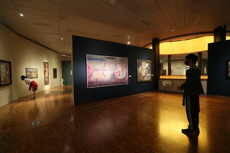 Reapertura del Museo de Arte Moderno, en la Ciudad de México, el 20 de agosto de 2020. Foto Yazmín Ortega Cortés
