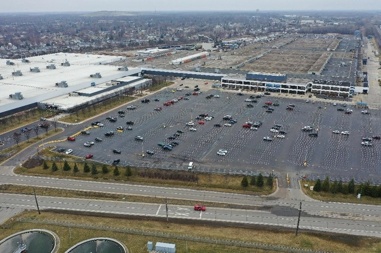 Planta de General Motors en Michigan. Foto Afp