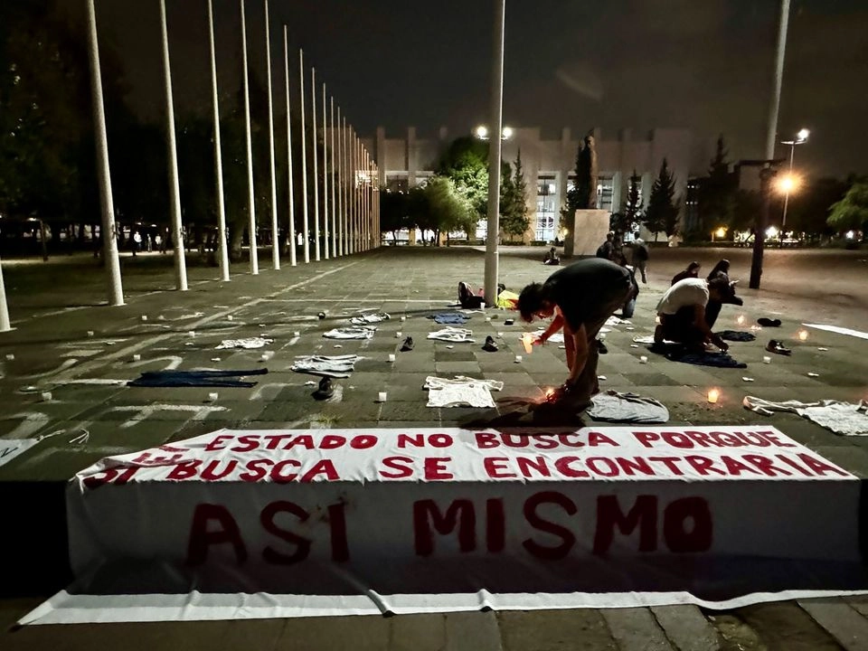 Alumnos del IPN unidad Zacatenco durante la velada. Foto 